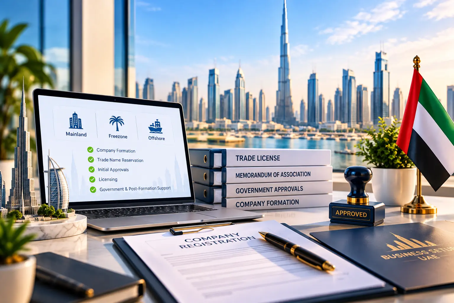 Business setup and licensing in the UAE — mainland, freezone and offshore